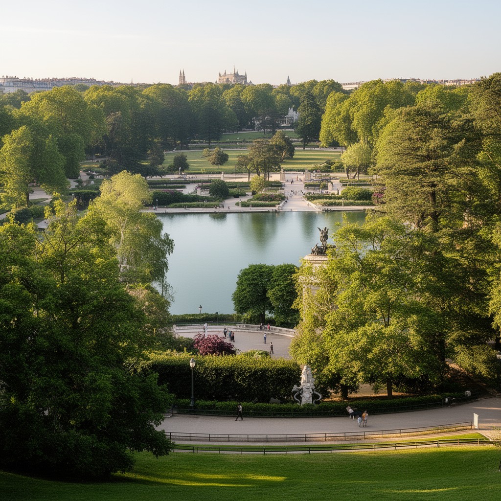 AI-generated illustration of Parc de la Tête d’Or