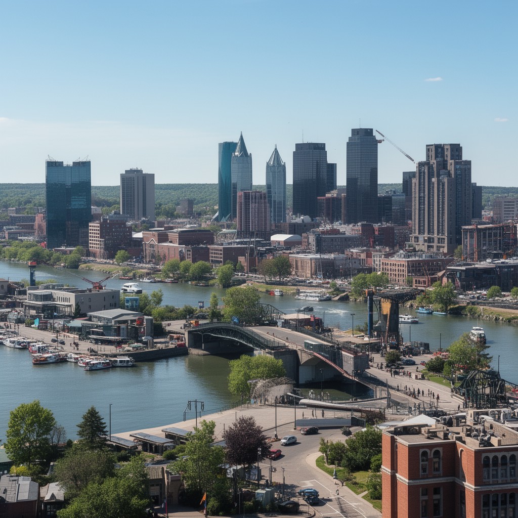 AI-generated illustration of Saskatoon