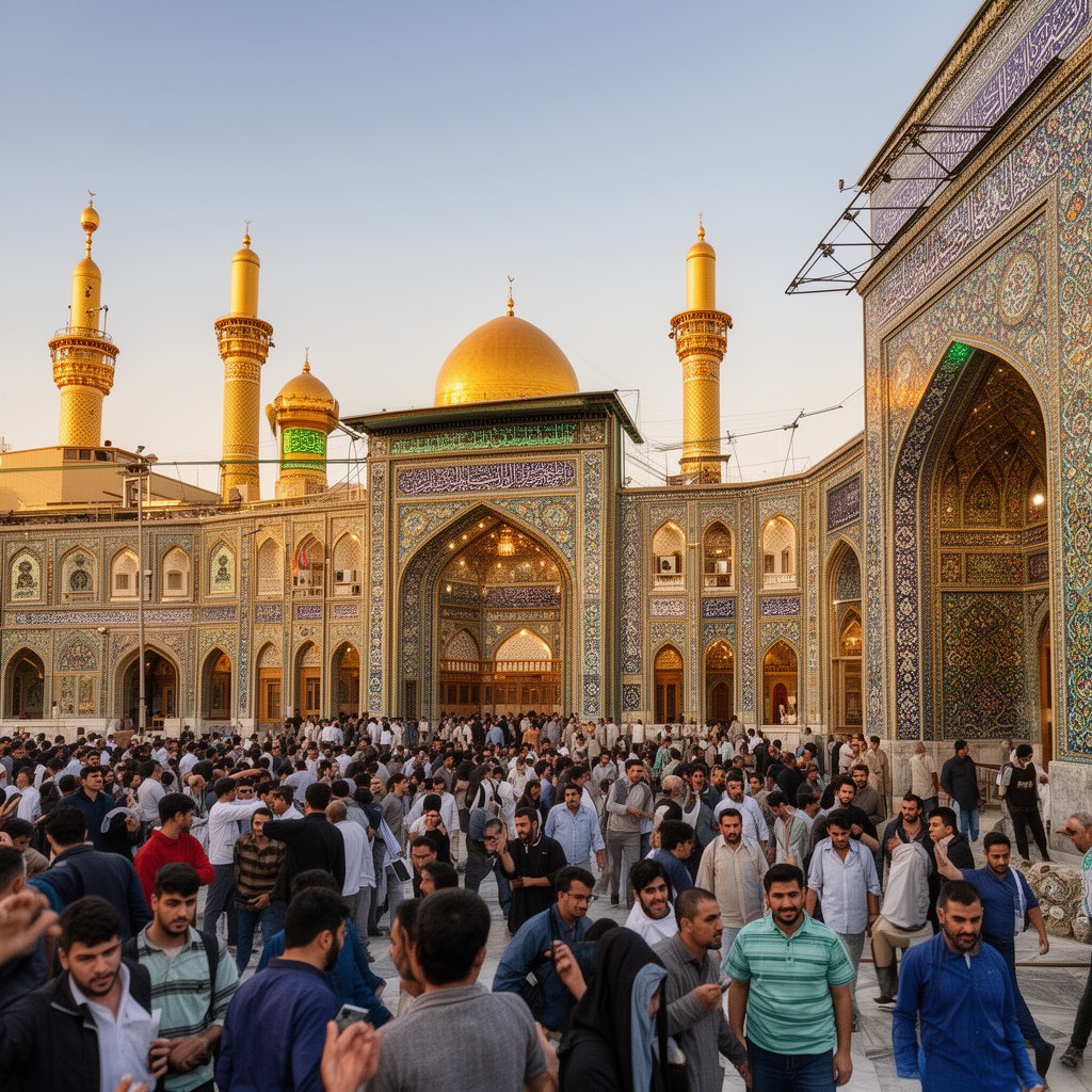 AI-generated illustration of Imam Husayn Shrine