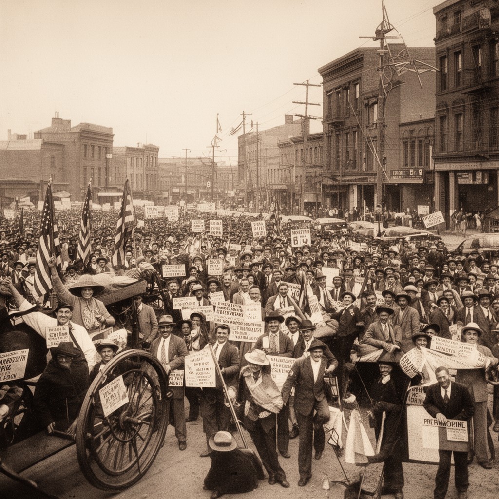 AI-generated illustration of Progressive Era