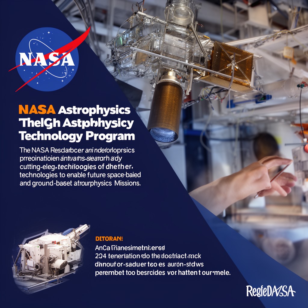 AI-generated illustration of NASA Astrophysics Technology Program