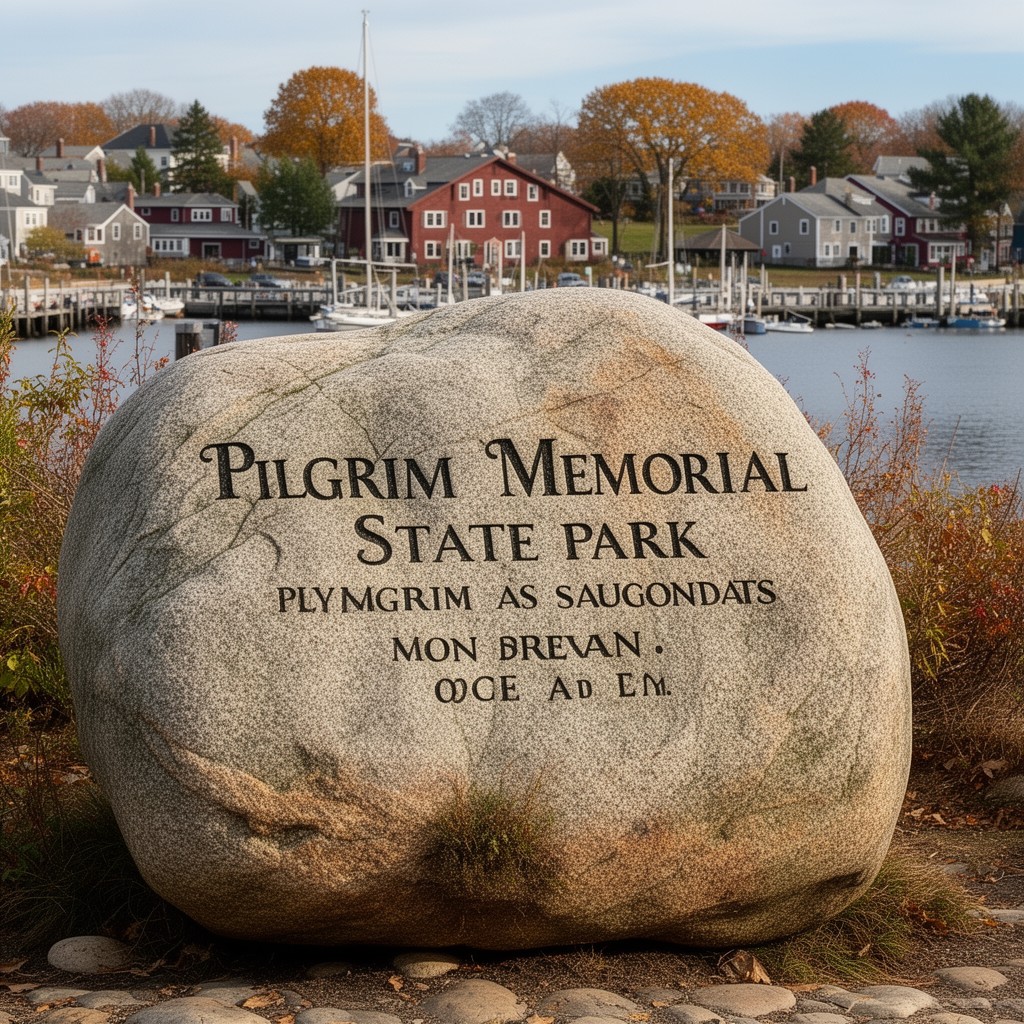 AI-generated illustration of Pilgrim Memorial State Park