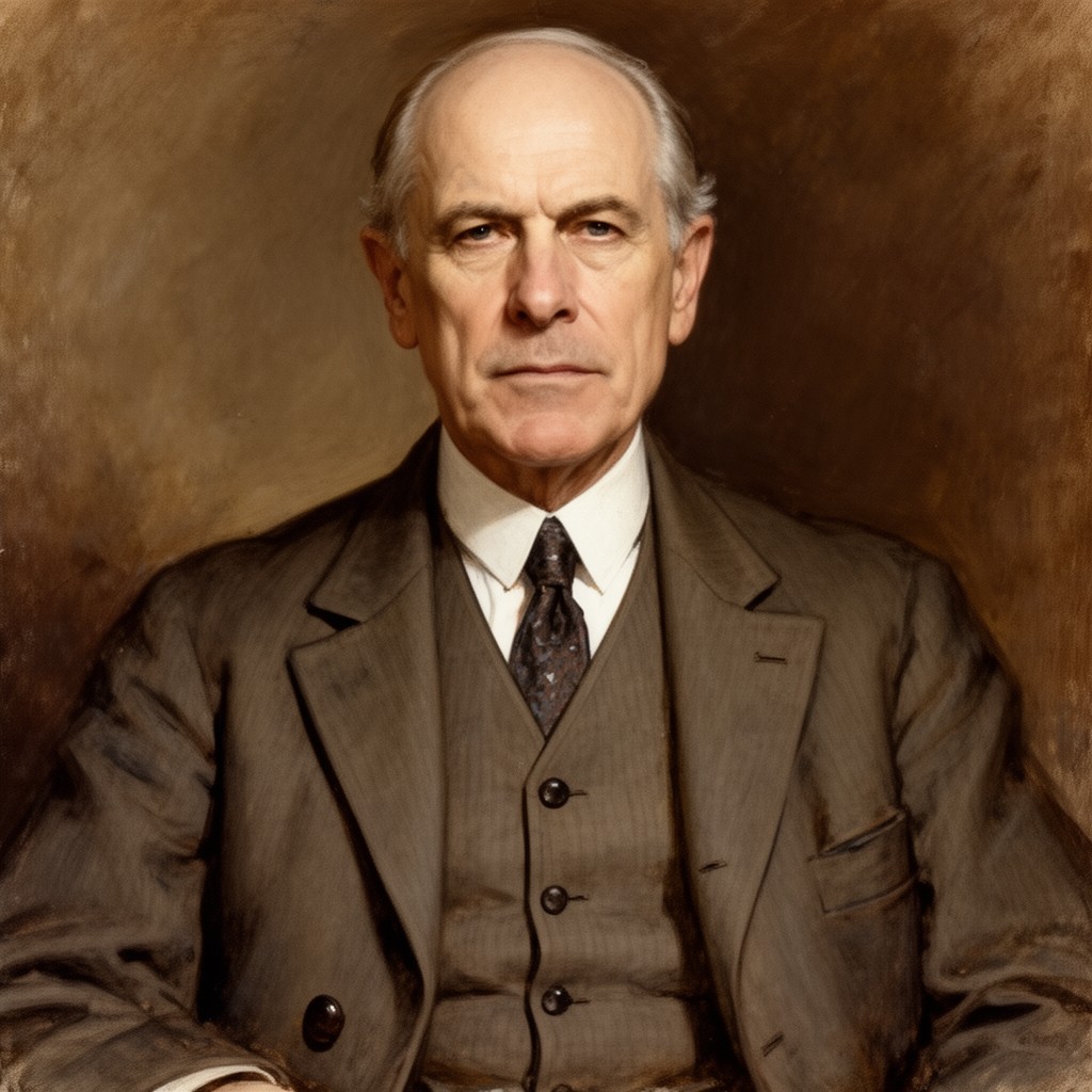 AI-generated illustration of Arthur Balfour