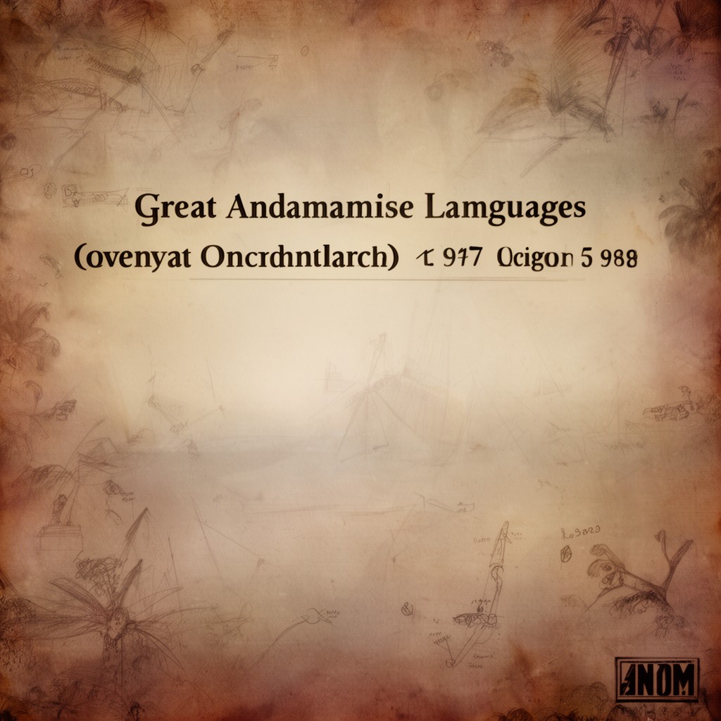 AI-generated illustration of Great Andamanese languages