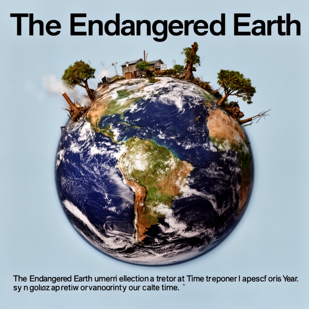 AI-generated illustration of The Endangered Earth