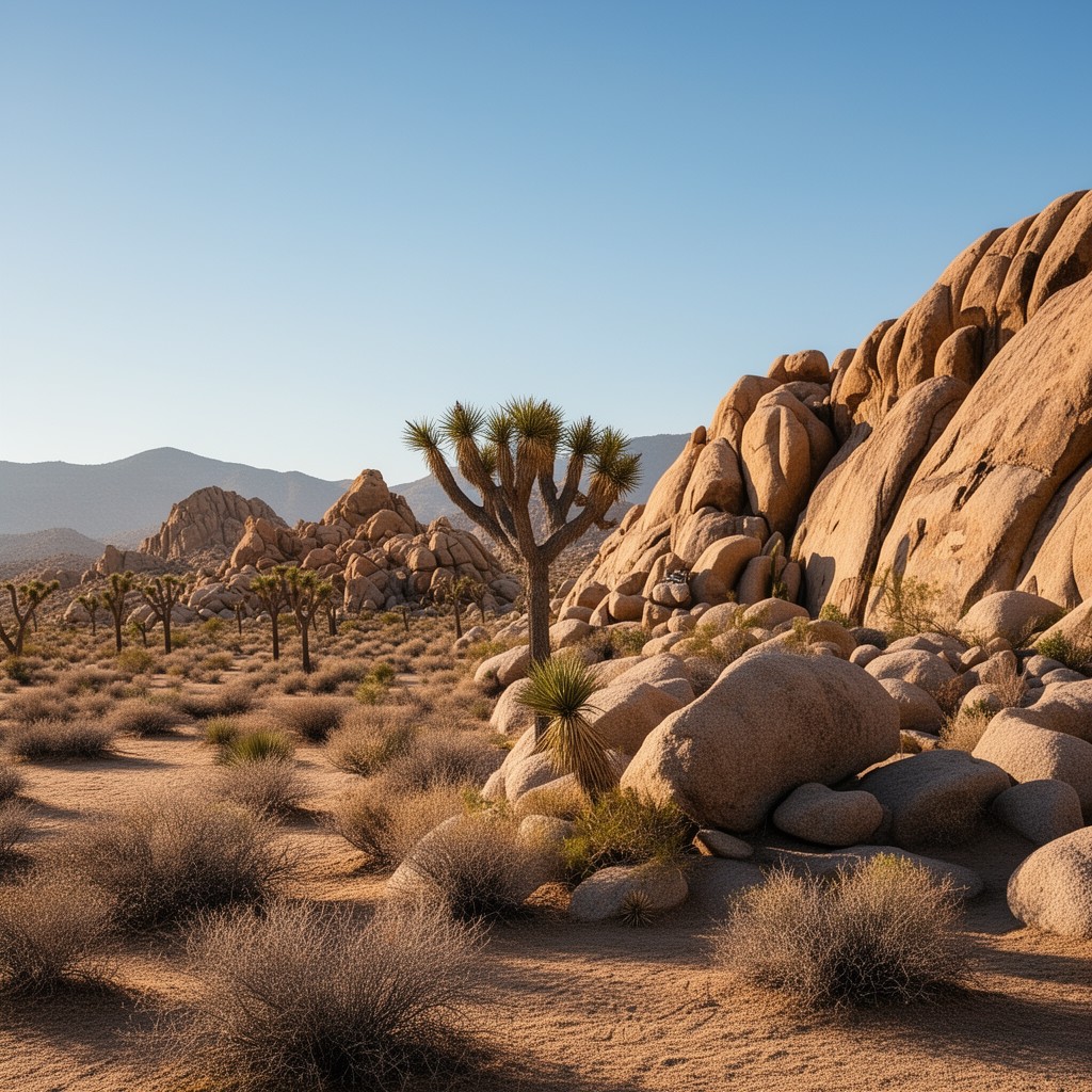 AI-generated illustration of Joshua Tree National Park
