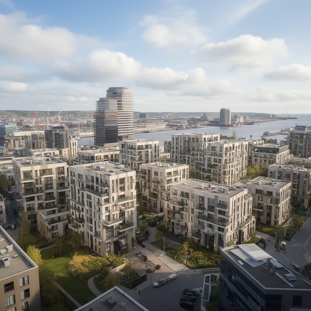 AI-generated illustration of Abercorn Residential Complex