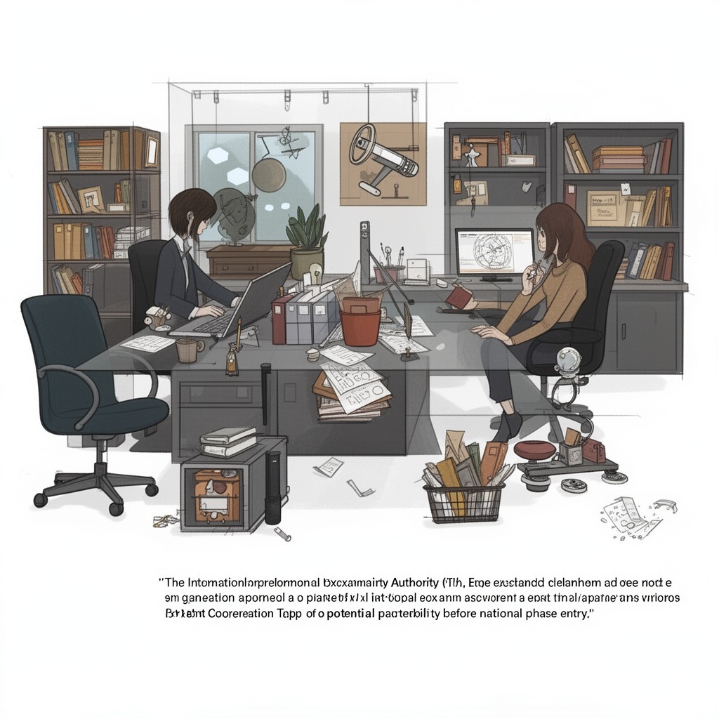 AI-generated illustration of International Preliminary Examining Authority
