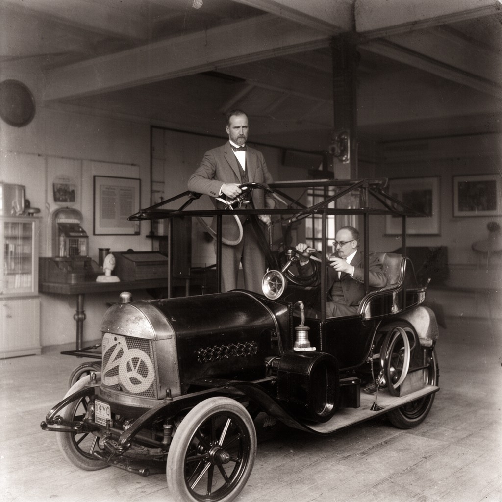 AI-generated illustration of Gottlieb Daimler