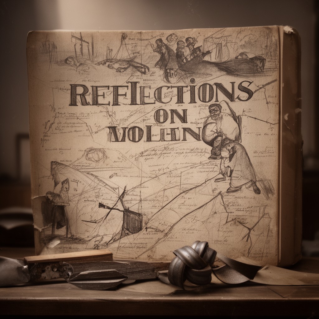 AI-generated illustration of Reflections on Violence