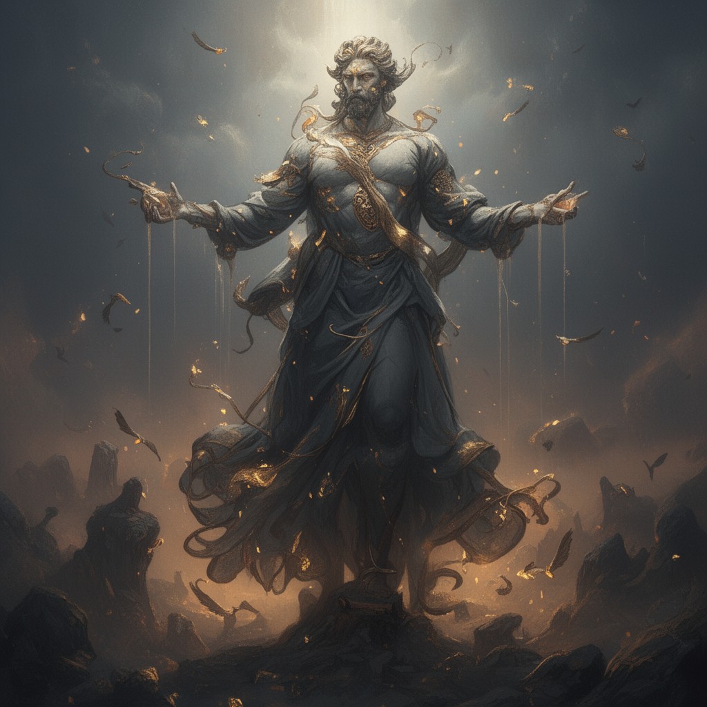 AI-generated illustration of Übermensch