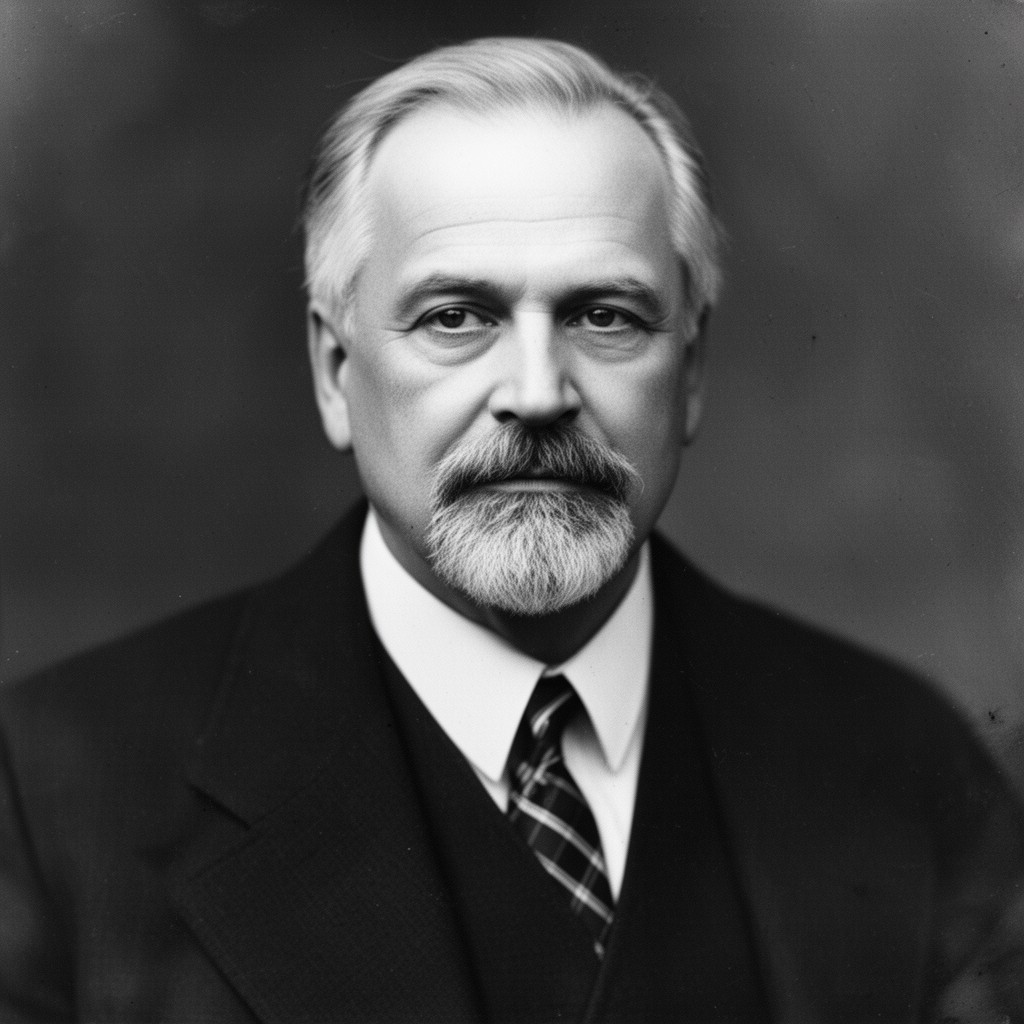 AI-generated illustration of Michael I. Pupin