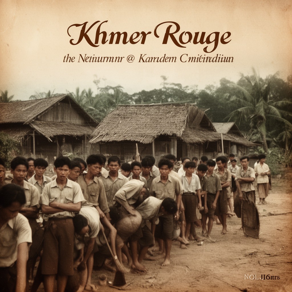 AI-generated illustration of Khmer Rouge