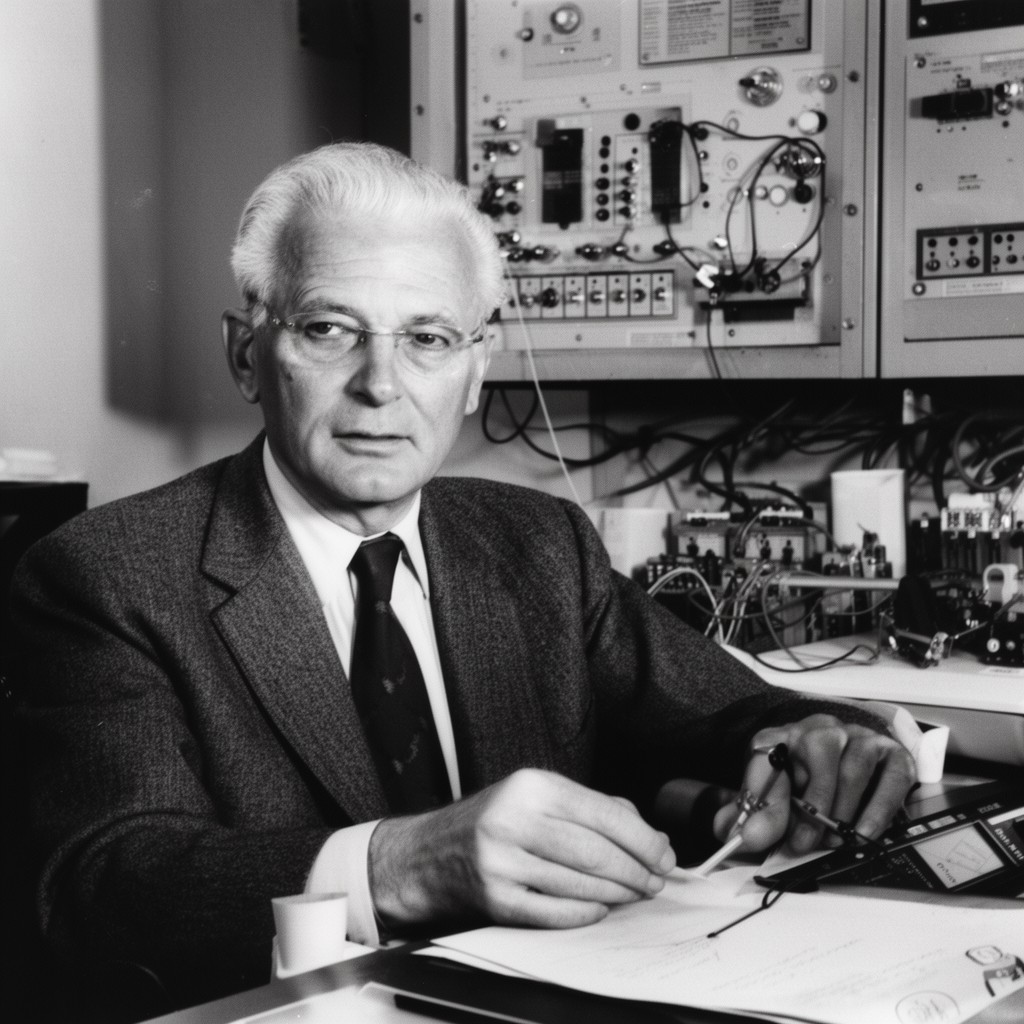 AI-generated illustration of William Shockley