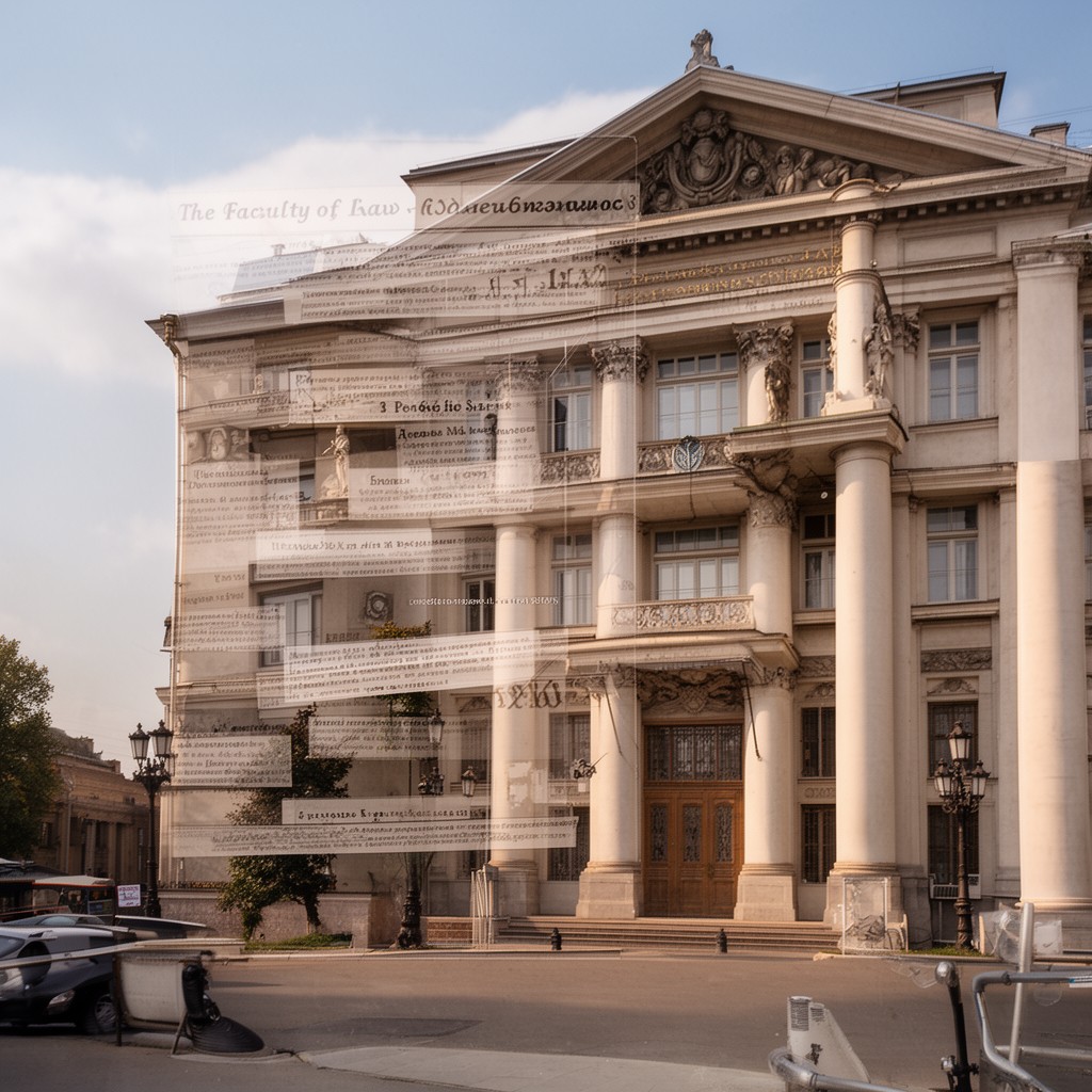AI-generated illustration of Faculty of Law