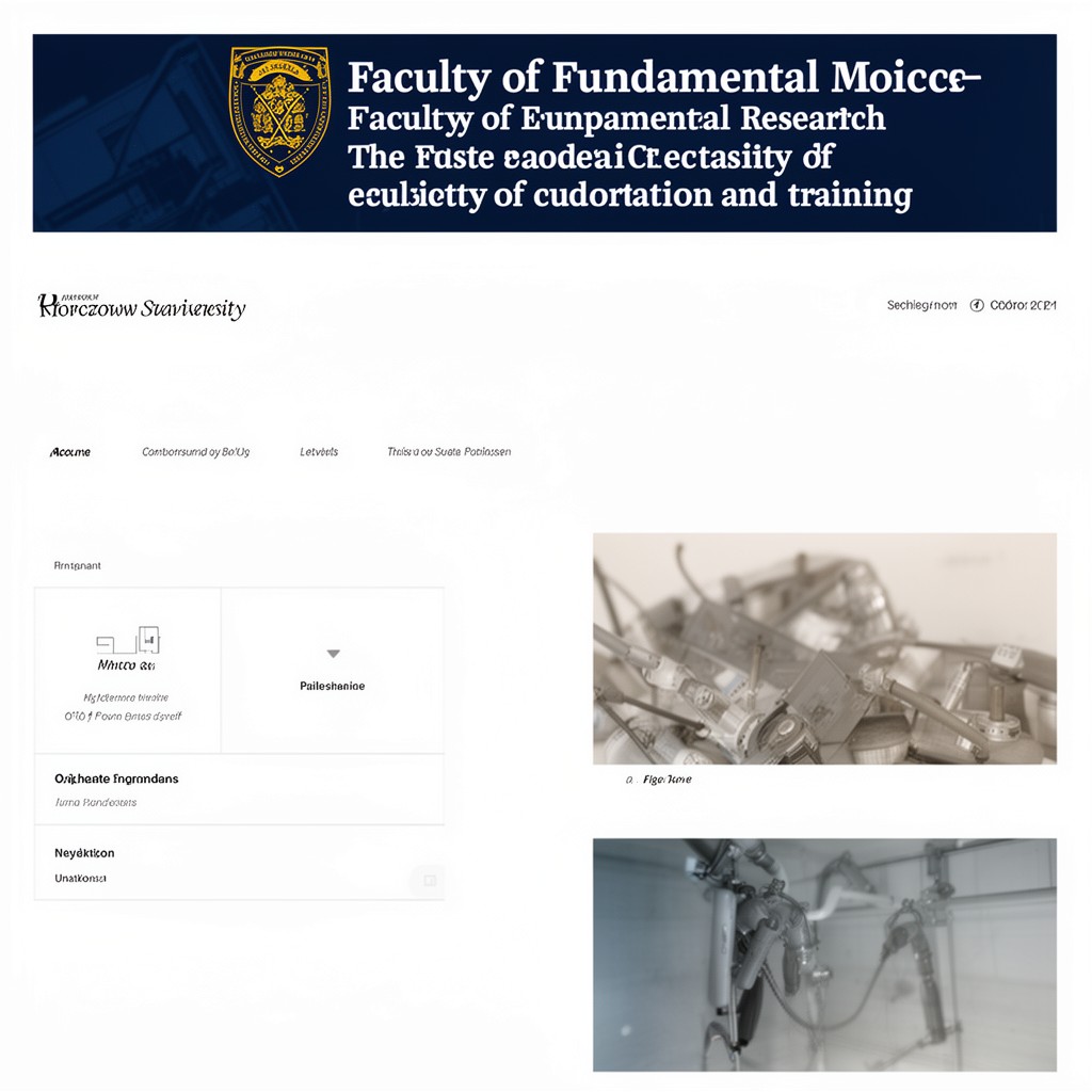 AI-generated illustration of Faculty of Fundamental Medicine