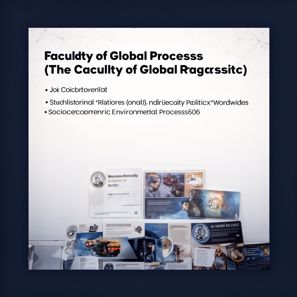 AI-generated illustration of Faculty of Global Processes
