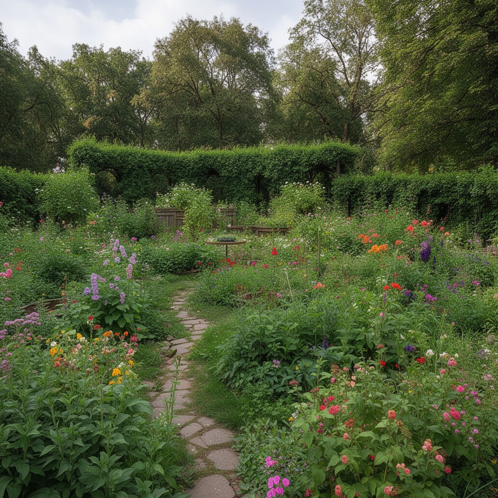 AI-generated illustration of Apothecary Garden