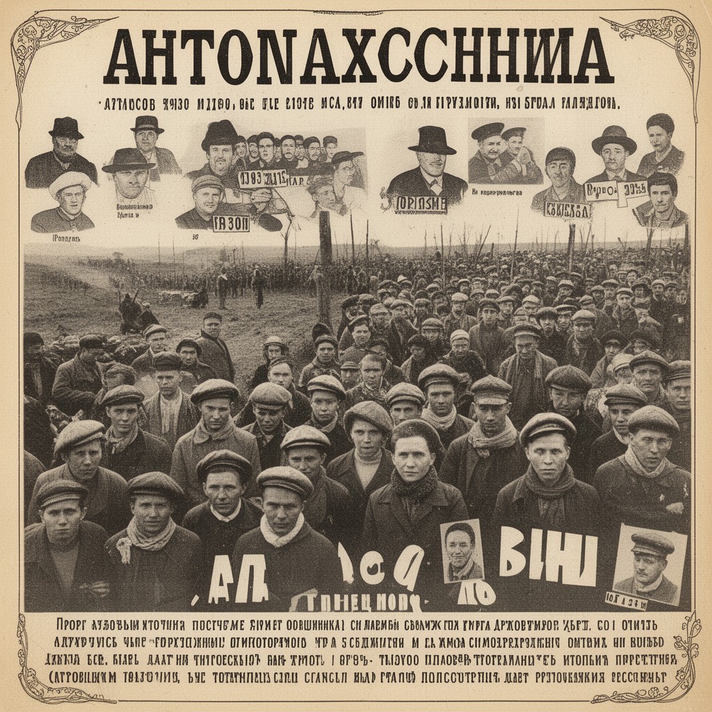 AI-generated illustration of Antonovshchina