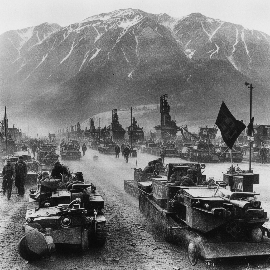 AI-generated illustration of Operation Weser Exercise