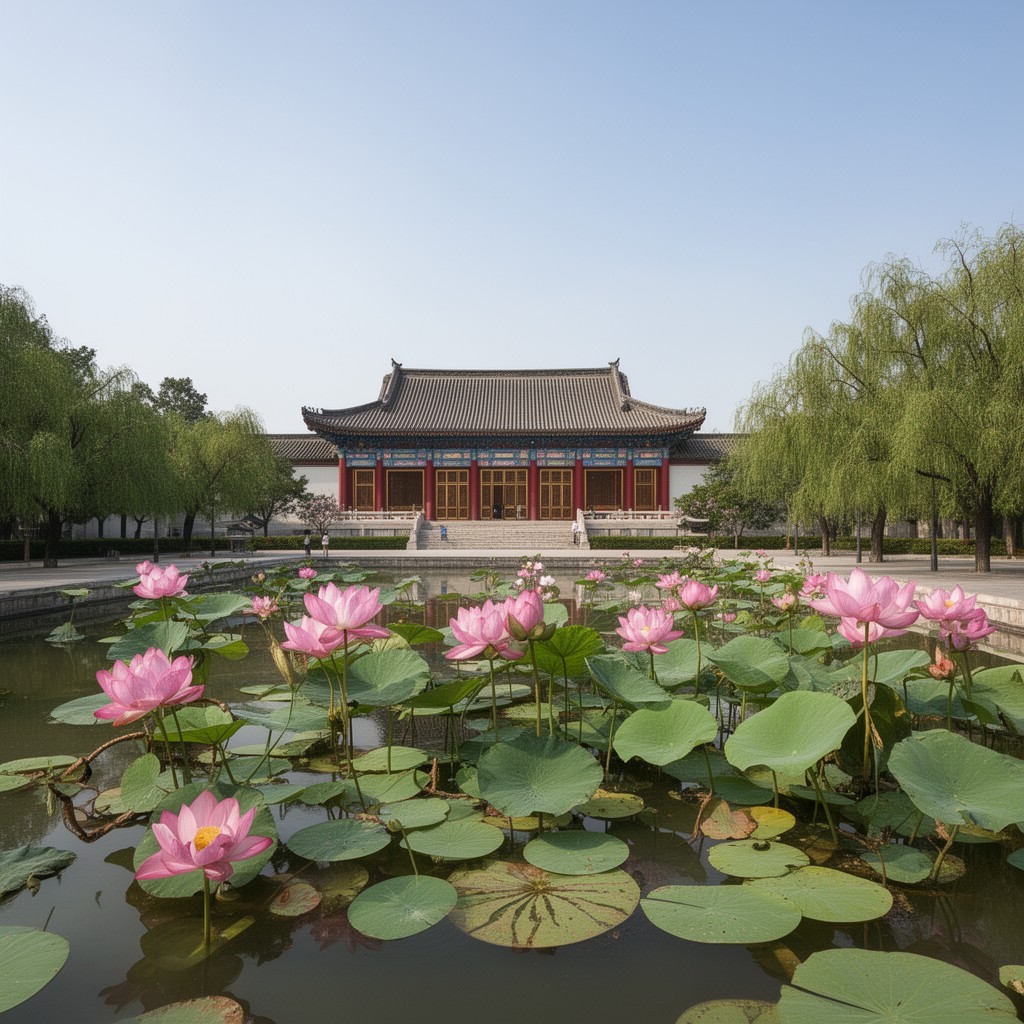 AI-generated illustration of Spring Lotus Chamber