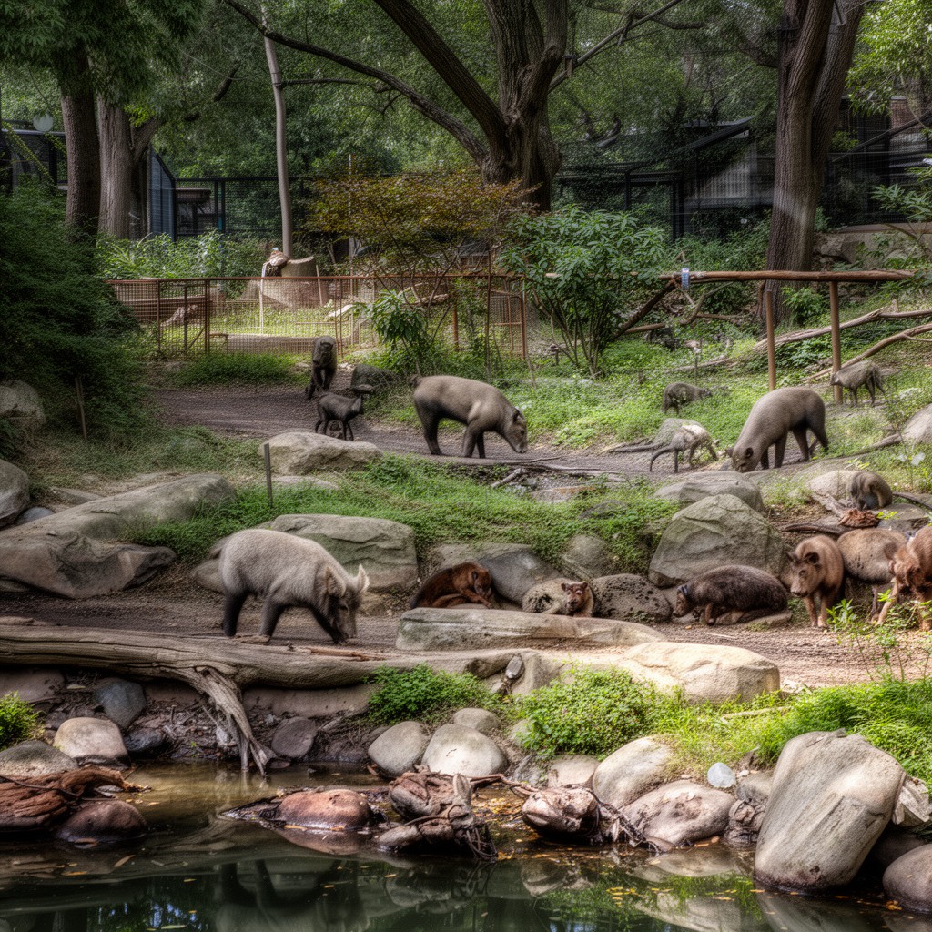 AI-generated illustration of Zoological Subdistrict of the Metropolitan Zoological Park and Museum District