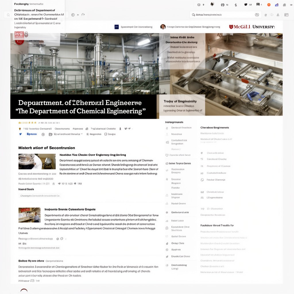 AI-generated illustration of Department of Chemical Engineering