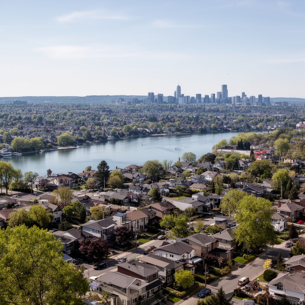 AI-generated illustration of Pointe-Claire, Quebec, Canada