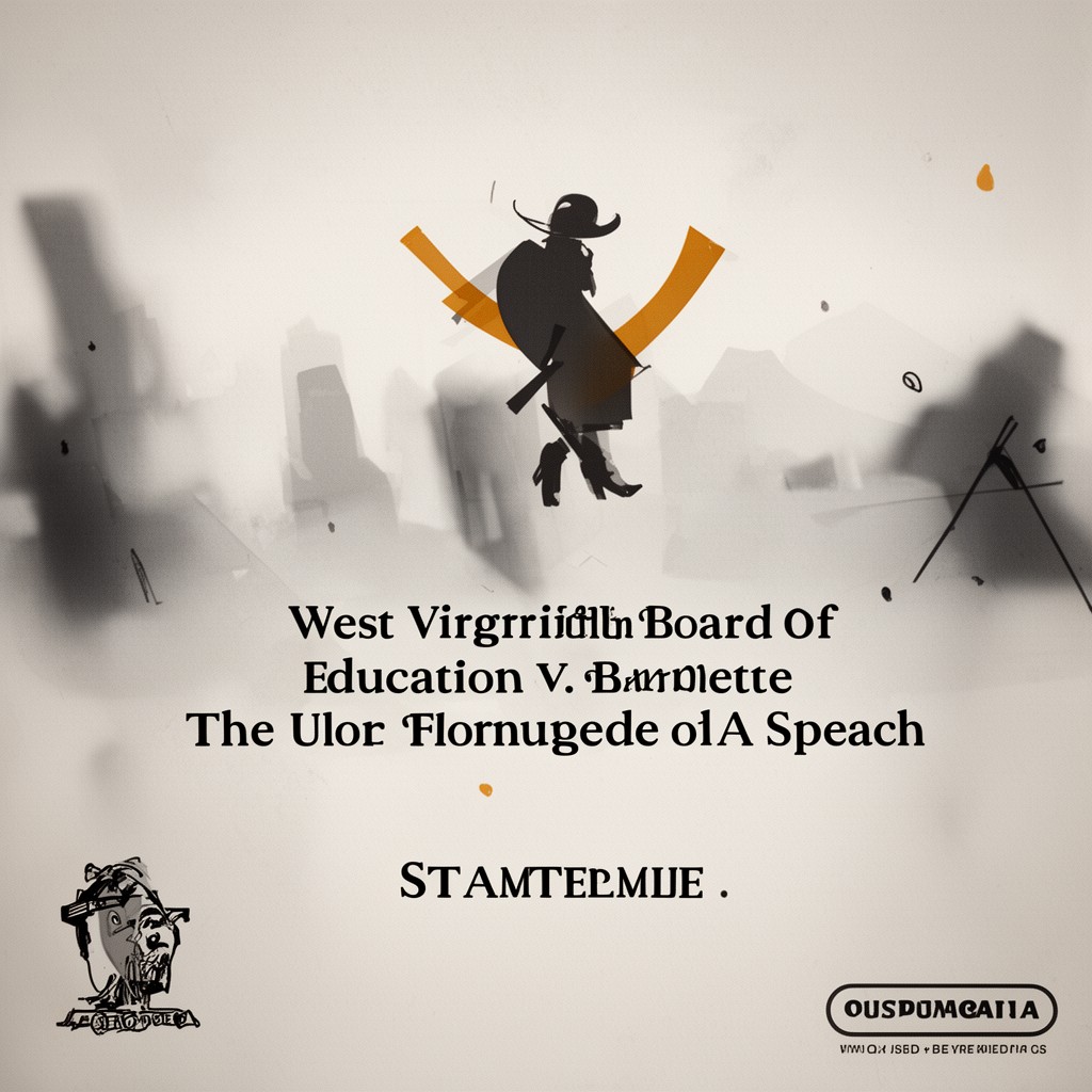 AI-generated illustration of West Virginia State Board of Education v. Barnette