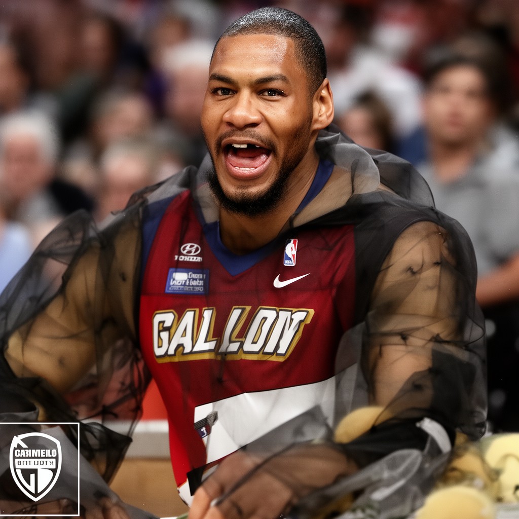 AI-generated illustration of Carmelo