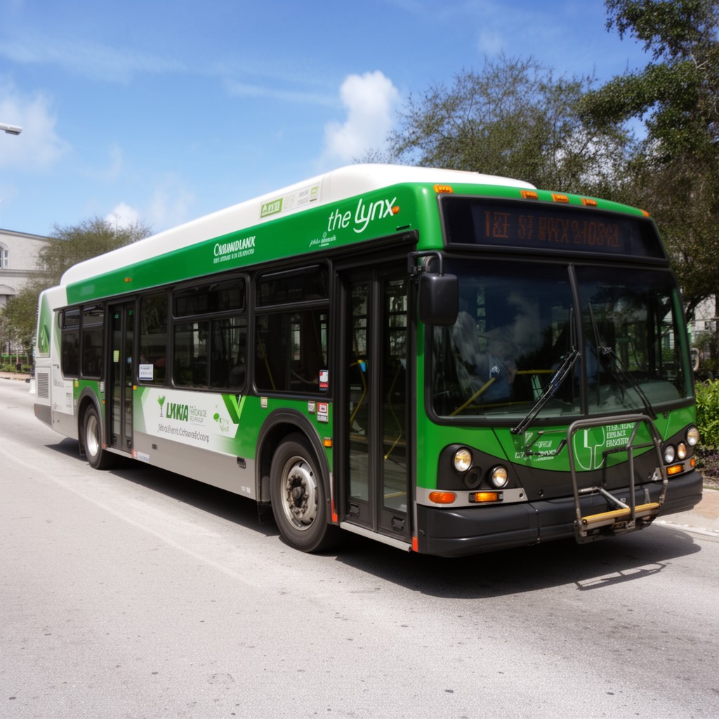 AI-generated illustration of Lynx bus system