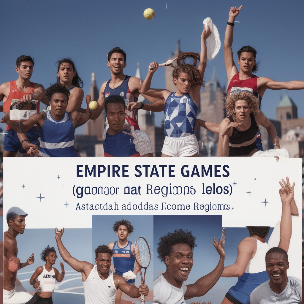 AI-generated illustration of Empire State Games