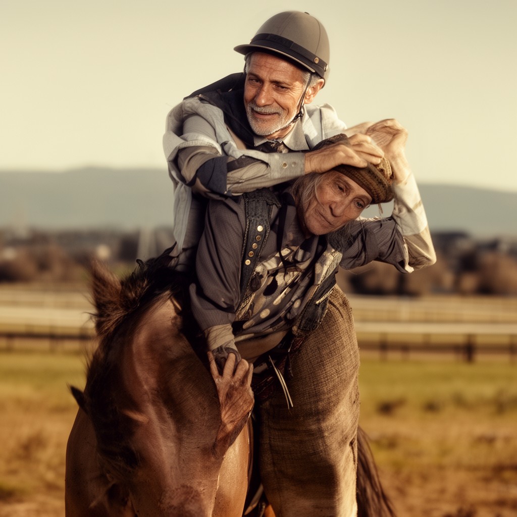 AI-generated illustration of Jockey