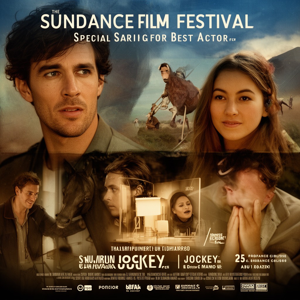 AI-generated illustration of Sundance Film Festival Special Jury Award for Best Actor (for Jockey)