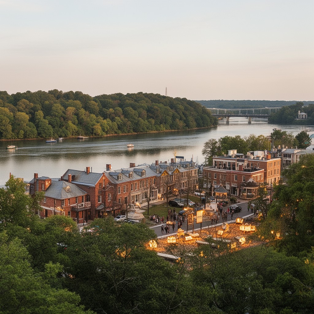 AI-generated illustration of Richmond, Virginia