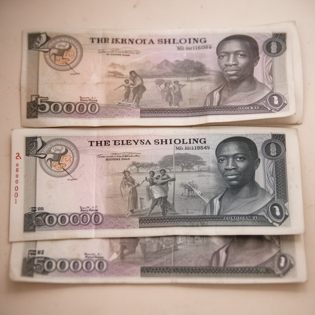 AI-generated illustration of Kenyan shilling