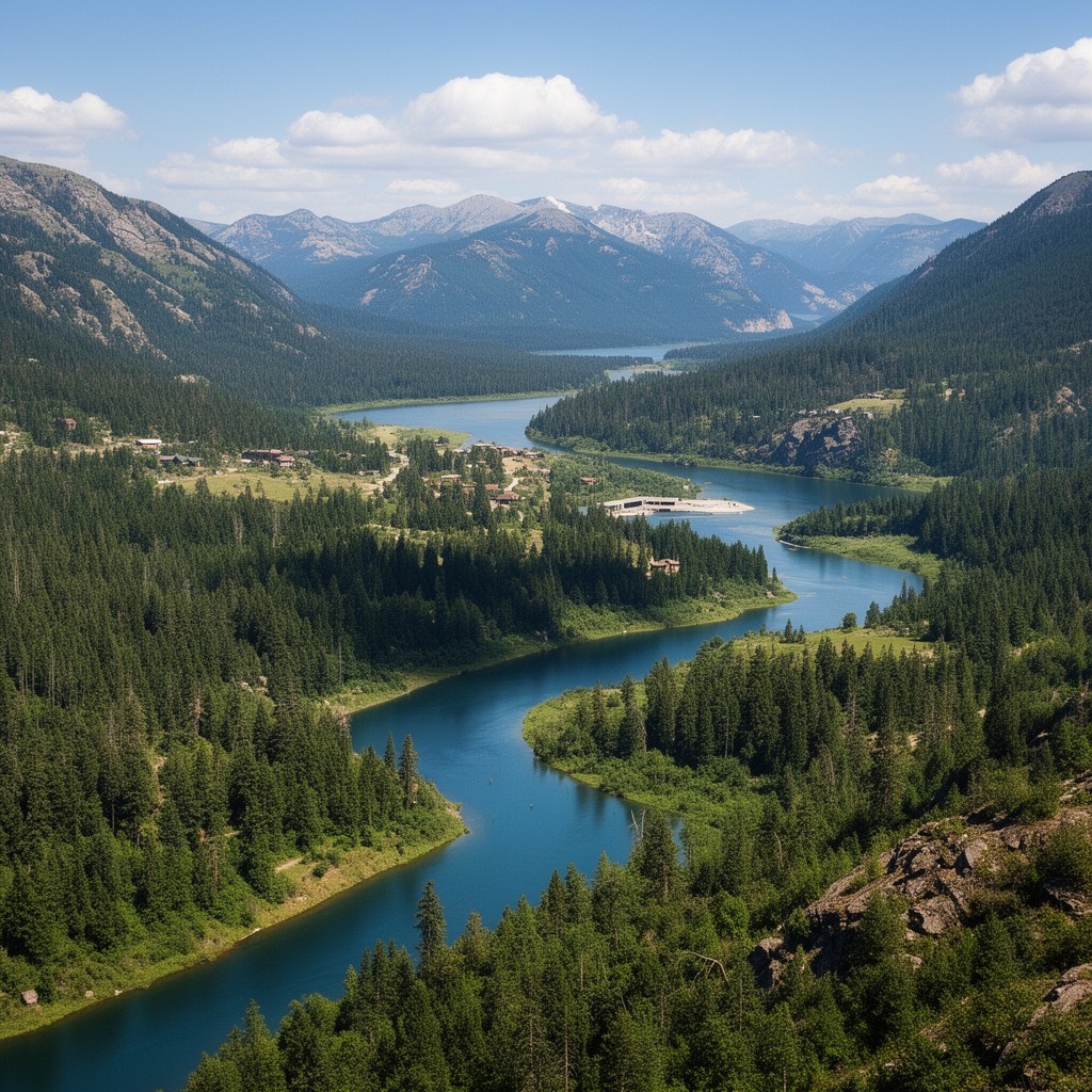 AI-generated illustration of National Recreation Areas