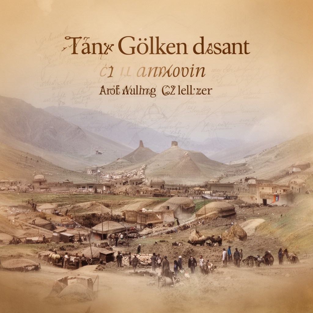 AI-generated illustration of Göklen dialect