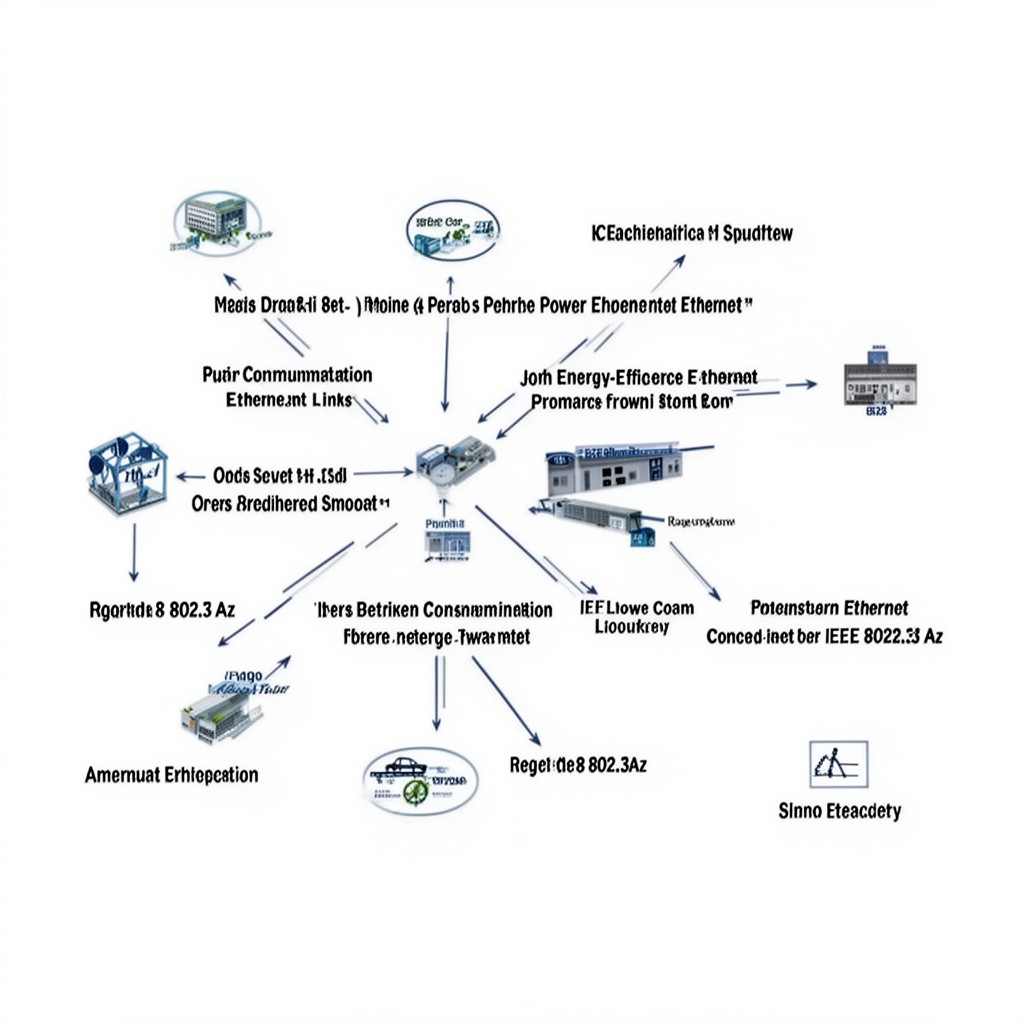 AI-generated illustration of IEEE 802.3az