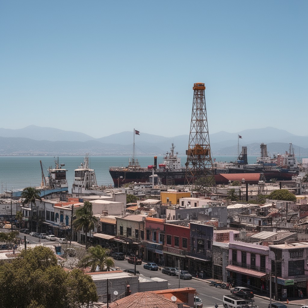 AI-generated illustration of Tampico, Mexico