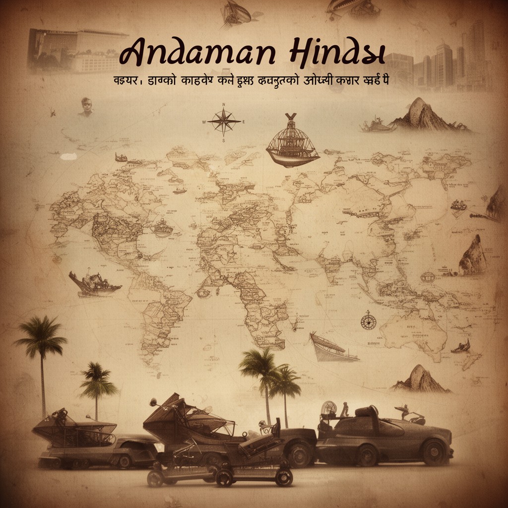 AI-generated illustration of Andaman Hindi
