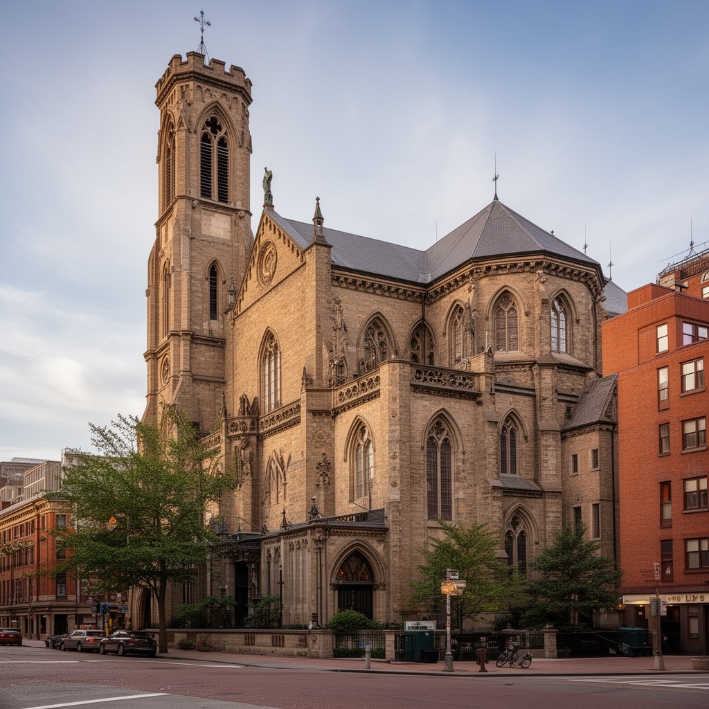 AI-generated illustration of Old South Church