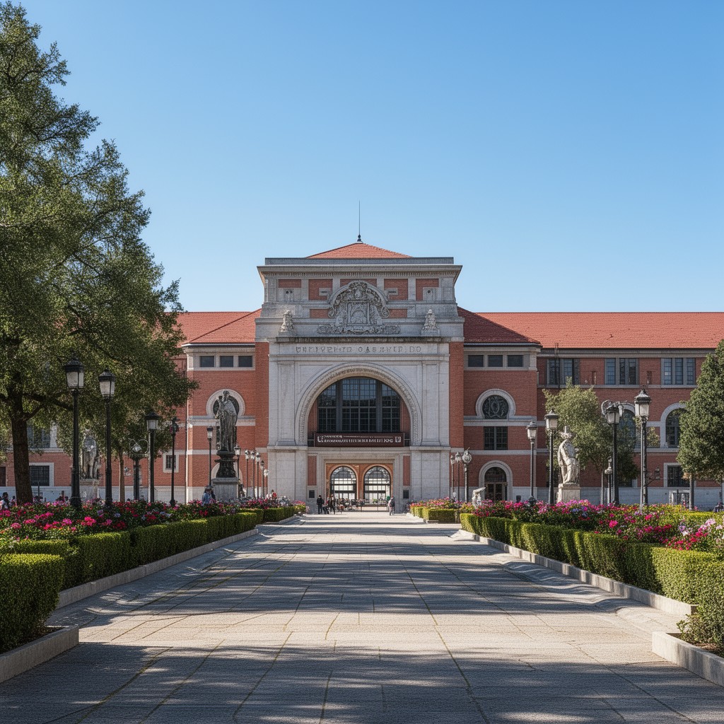AI-generated illustration of Autonomous University of Madrid