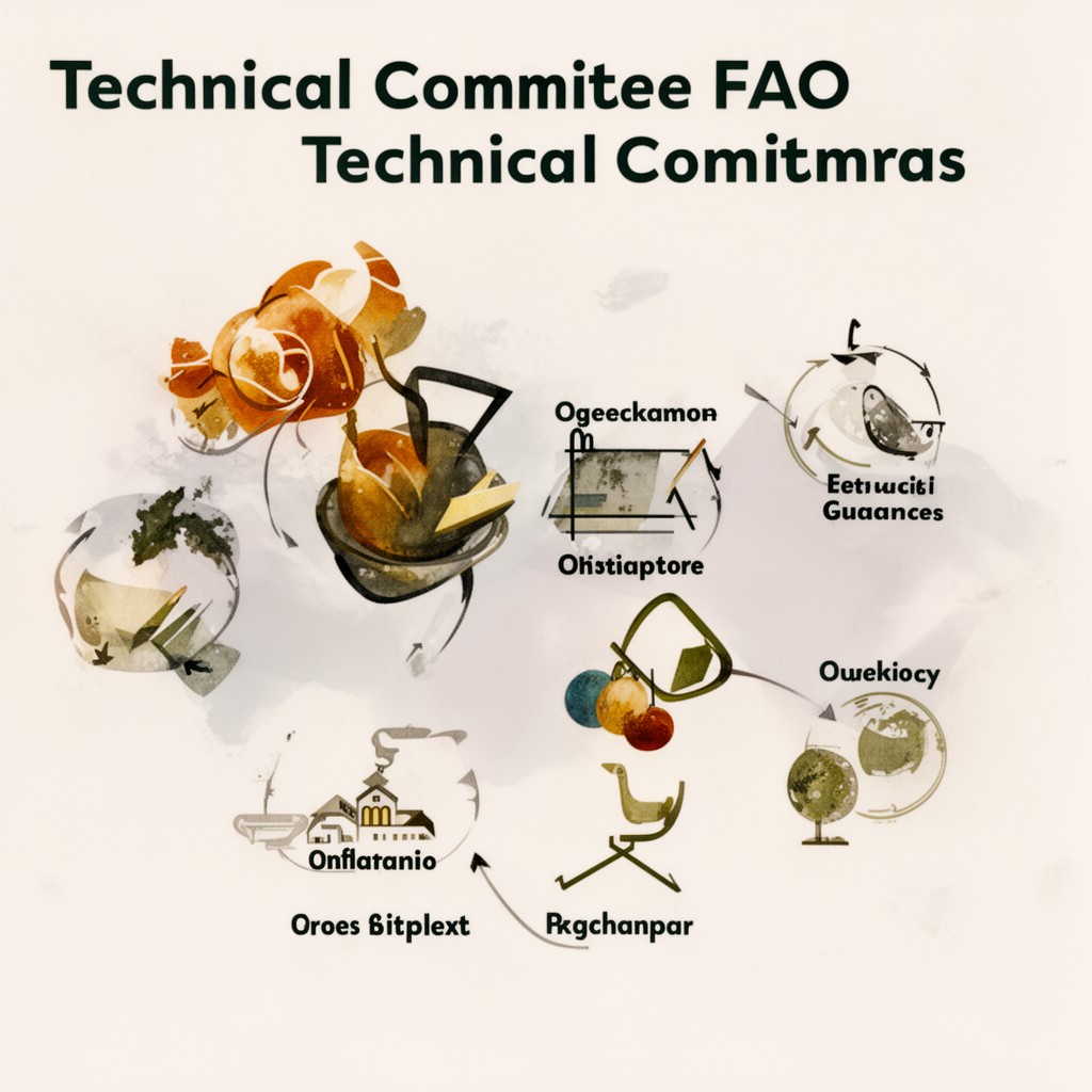 AI-generated illustration of Technical Committees of FAO