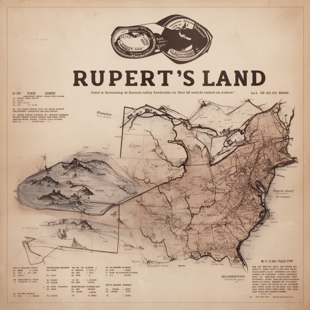 AI-generated illustration of Rupert's Land