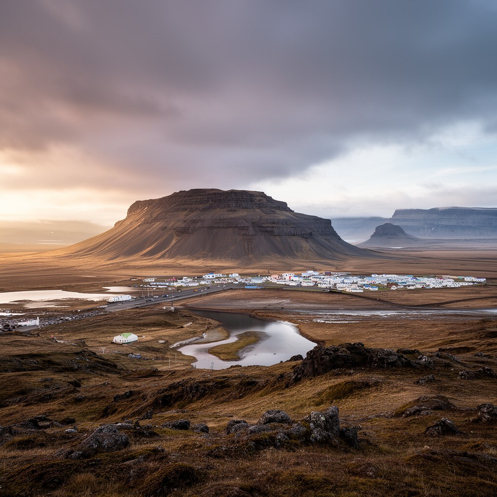 AI-generated illustration of Iceland
