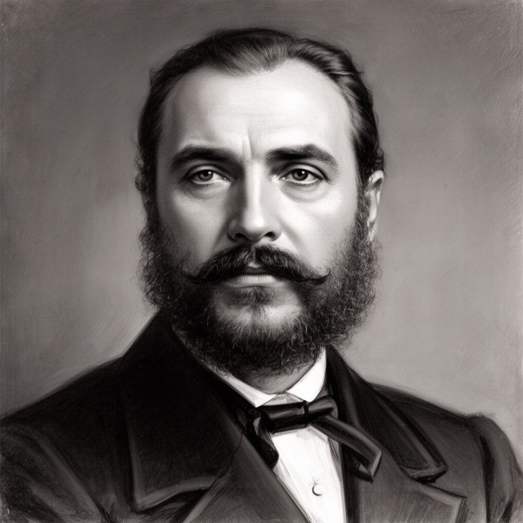 AI-generated illustration of Akaki Tsereteli
