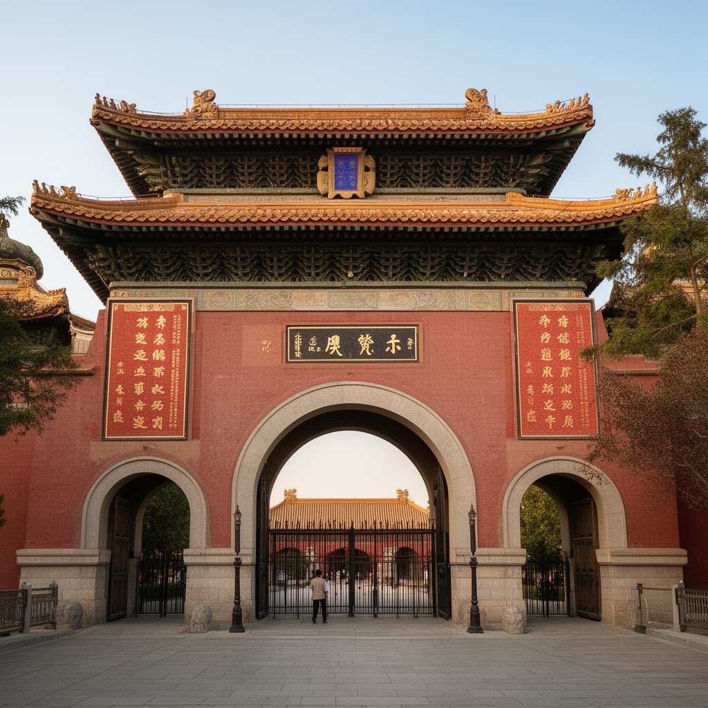 AI-generated illustration of Xihua Gate