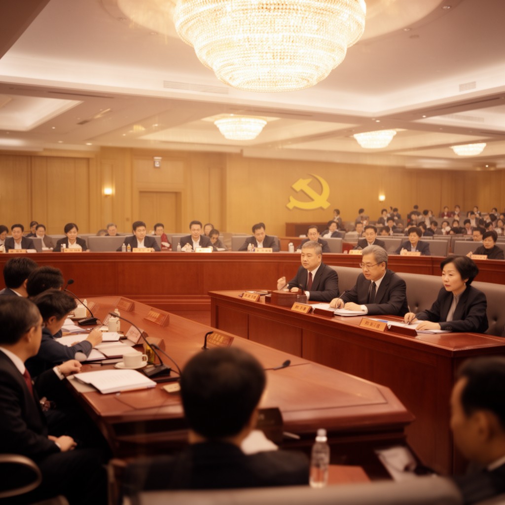 AI-generated illustration of General Office of the Central Committee of the Chinese Communist Party