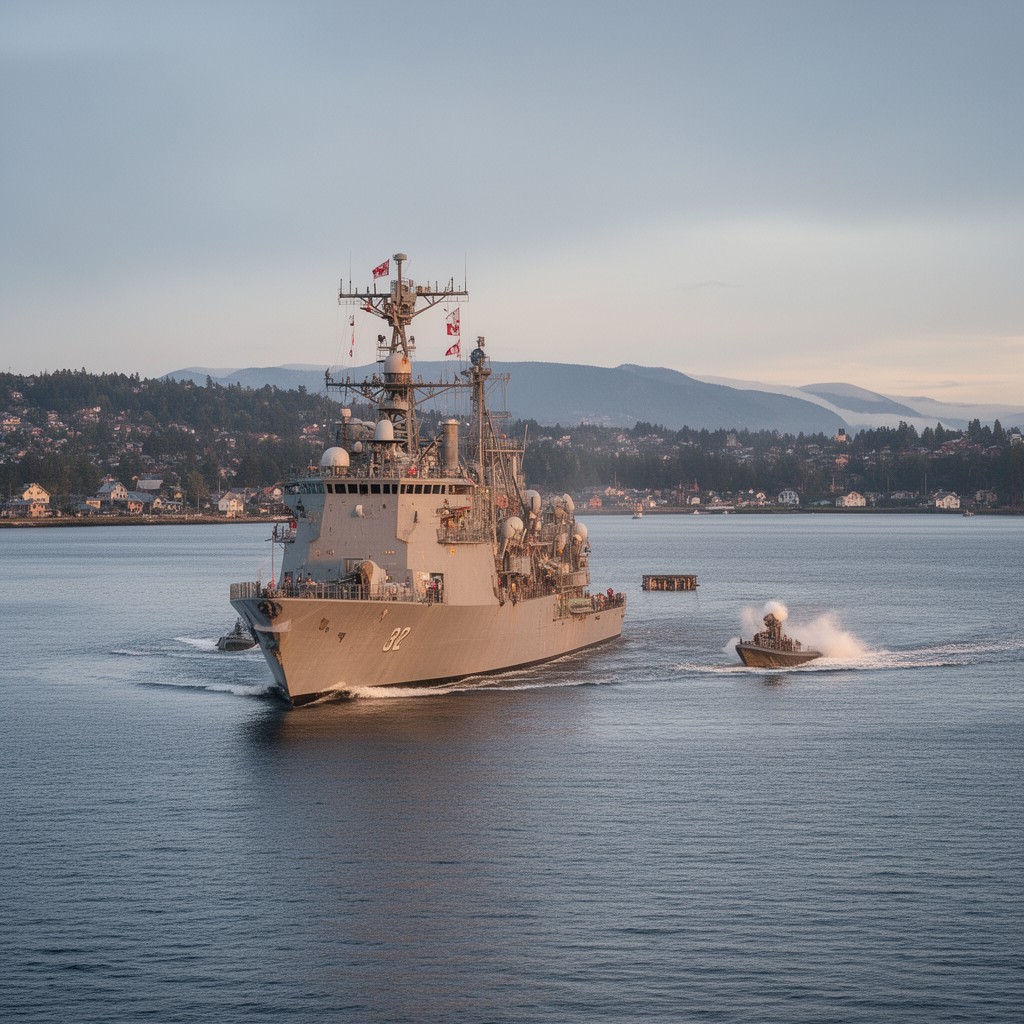 AI-generated illustration of Maritime Forces Atlantic
